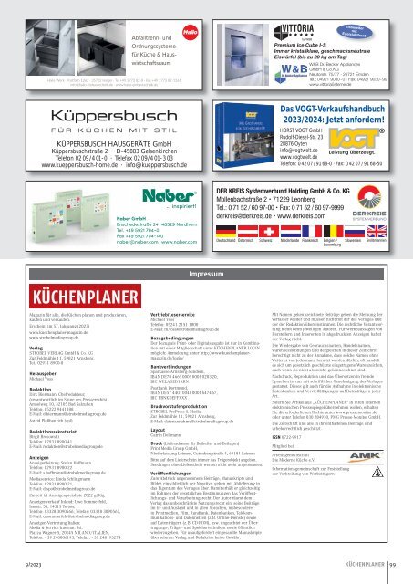 KÜCHENPLANER Magazin Ausgabe 9