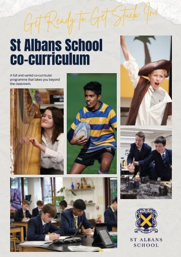 St Albans School co-curriculum 2023-2024