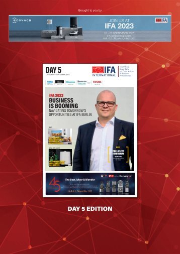 IFA INTERNATIONAL - DAY 5 EDITION
