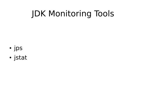 JVM Monitoring - Tobias Frech