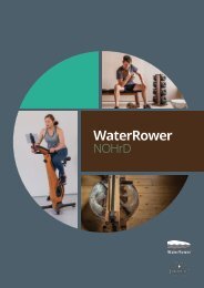 WATERROWER | NOHRD Range Brochure
