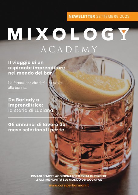 Newsletter Settembre