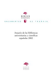 Anuario REBIUN 2002 - CRUE