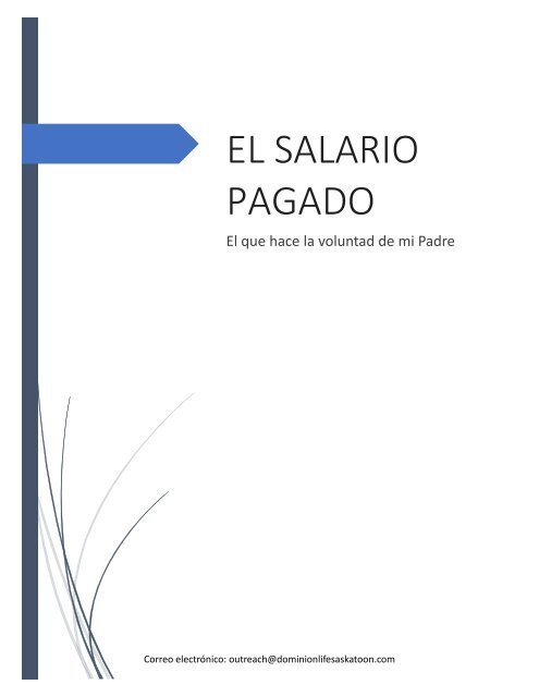 EL SALARIO PAGADO