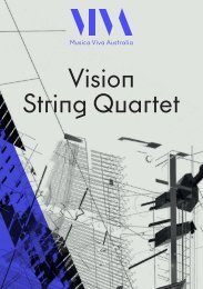 Vision String Quartet Program Guide | September 2023