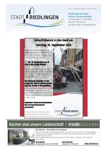 05.09.2023 Amtliches Mitteilungsblatt Riedlingen