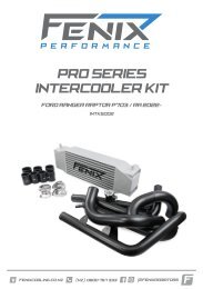 Street Series Intercooler Kit [INTK5002 : -BL] Instructions