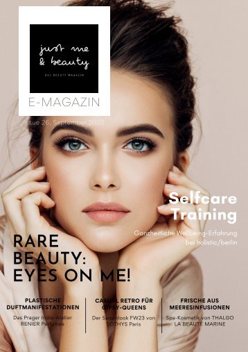 just me & beauty E-Magazin Issue N°26 September 2023