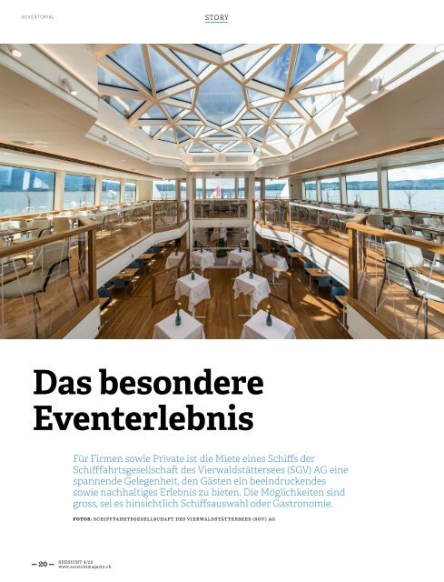 Seesicht - Das Vierwaldstädtersee-Magazin Nr. 4 - 2023