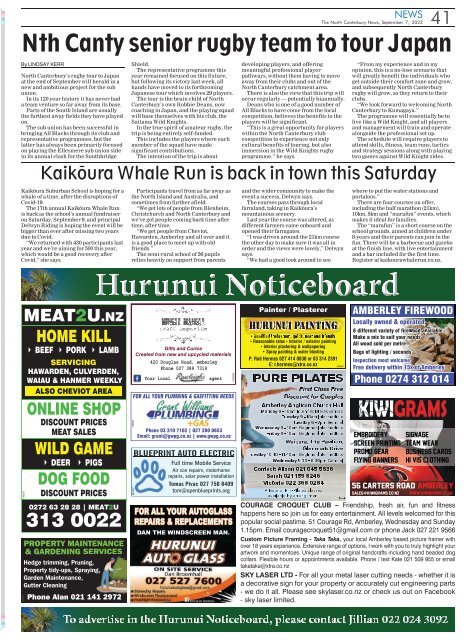 North Canterbury News: September 07, 2023