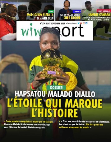 Journal wiwsport n274 - 07 septembre 2023