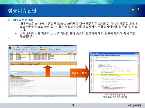 통일된 실시간 모니터링 대시보드 - 엔씨아이