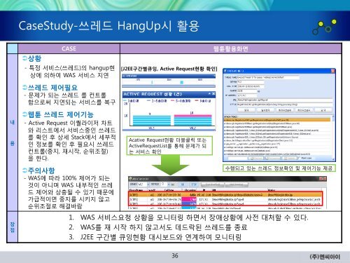 통일된 실시간 모니터링 대시보드 - 엔씨아이