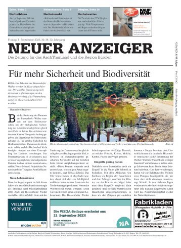 Neuer Anzeiger 8. September 2023