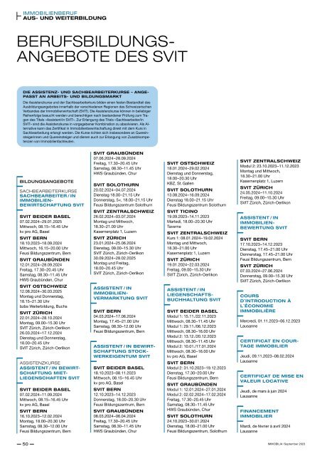 immobilia 2023/09 - SVIT