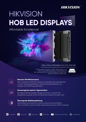 HOB LED Poster