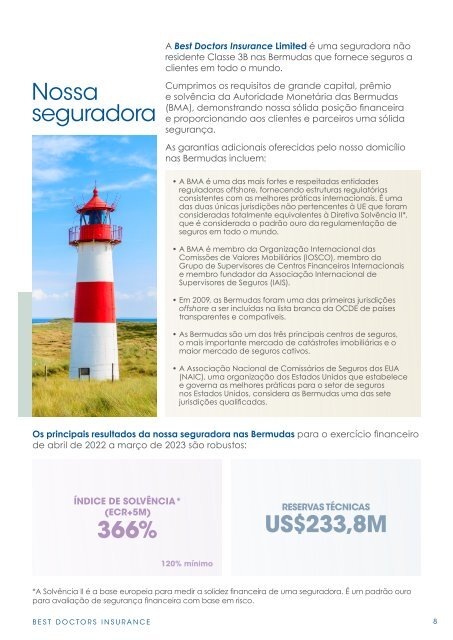 Best Doctors Insurance - 2022-2023 Perfil Corporativo - Português