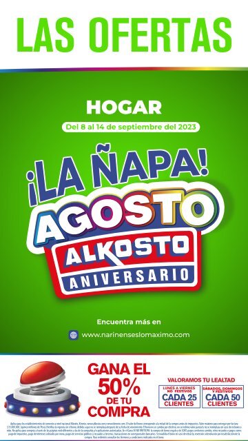 LA ÑAPA ALGOSTO ALKOSTO