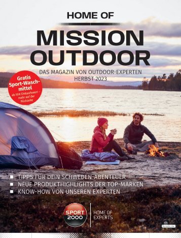 Mission Outdoor HW23 – Dein Outdoor Magazin Herbst Winter 2023