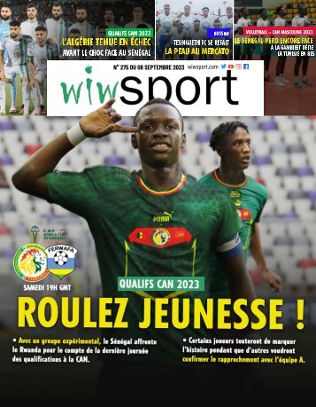 Journal wiwsport n275 - 08 septembre 2023