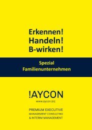 AYCON Edition Spezial 2023 Familienunternehmen