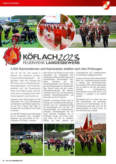 Köflacher Rathauskurier 03/2023