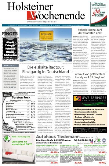 Holsteiner am Wochenende 36 2023