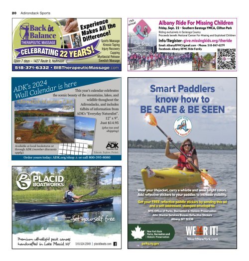 Adirondack Sports September 2023