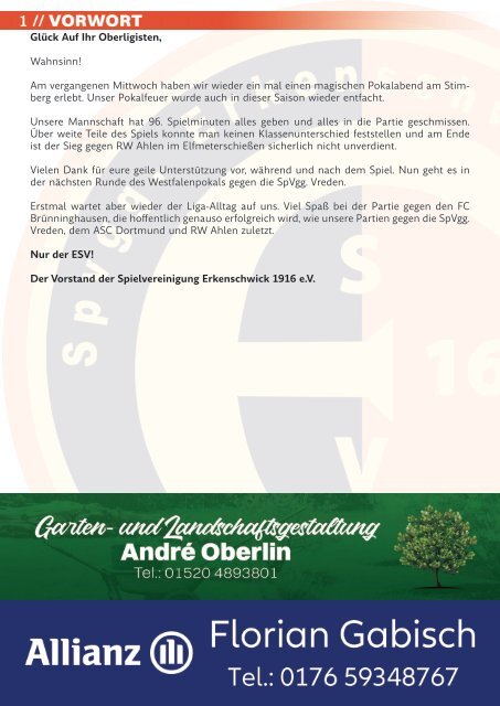 2023_24 Stimberg-Echo - ESV 1916 - Bruenninghausen Oberliga 2023-2024