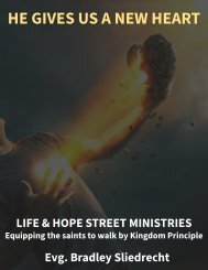 He gives us a new heart