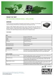 PRODUCT FACT SHEET DLD® (WIDERANGE DOWNLOAD DEVICE)