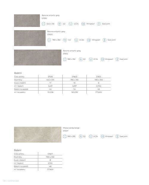 Ceramin Tiles Katalog 2023 (Česky)