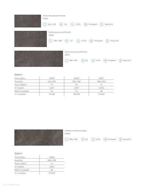 Ceramin Tiles Katalog 2023 (Česky)