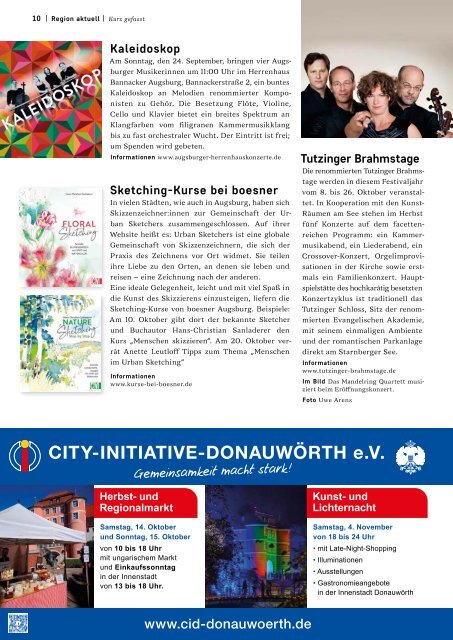 SchlossMagazin Augsburg+Umgebung September 2023