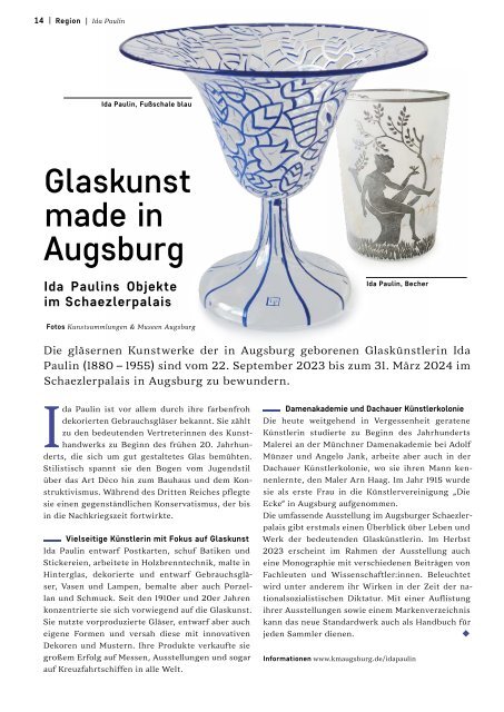 SchlossMagazin Augsburg+Umgebung September 2023