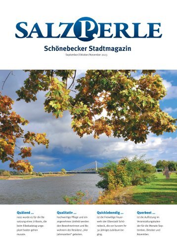 SalzPerle Schönebecker Stadtmagazin September/Oktober/November 2023