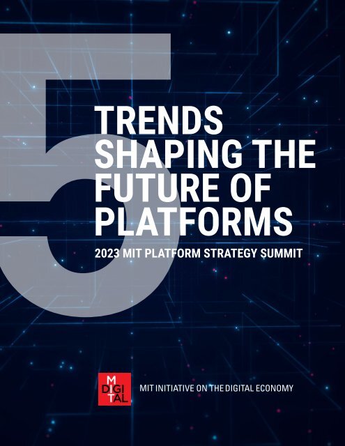2023 MIT Platform Strategy Summit Report