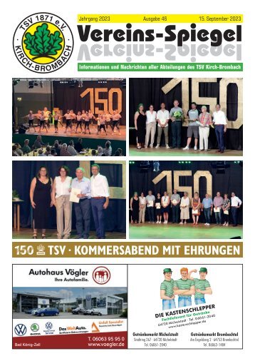 TSV-Vereinsspiegel Ausgabe: 46/2023