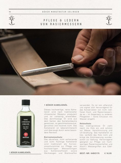 Böker Barbers Corner | Herbst Winter 2019