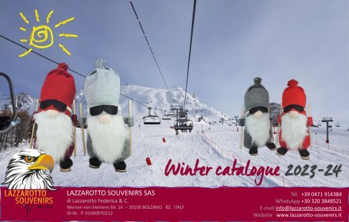 Lazzarotto Souvenirs - Winter catalogue 2023-24 