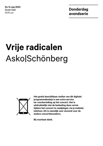 2023 09 14 Vrije radicalen - Asko|Schönberg