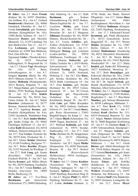 Schneidemühler Heimatbrief 3. Ausgabe - Heimatkreis Schneidemühl