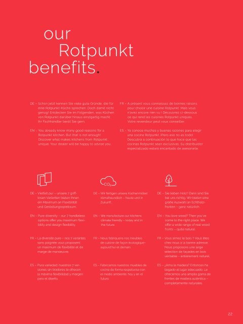 Rotpunkt Küchen - smart and bright 2023