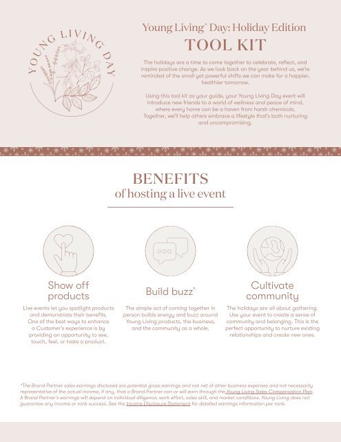 Young Living® Day: Holiday Edition TOOL KIT