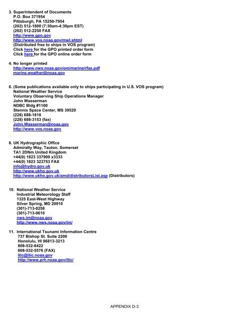 List of Worldwide Marine Weatherfax Stations (PDF)