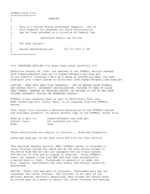 List of Worldwide Marine Weatherfax Stations (PDF)