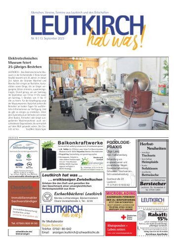 13.09.2023 Leutkirch hat was