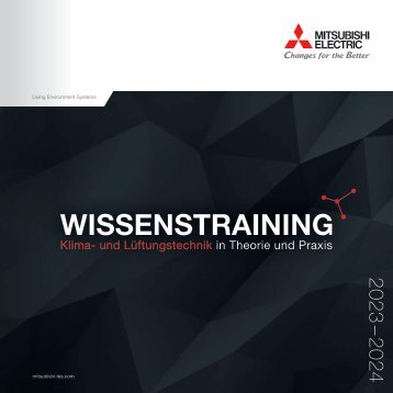 Mitsubishi Electric - Wissentraining 2023/2024 - Schulungsprogramm