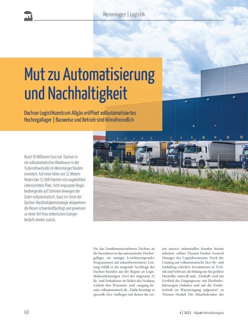 Allgäuer Wirtschaftsmagazin Ausgabe 4_2023