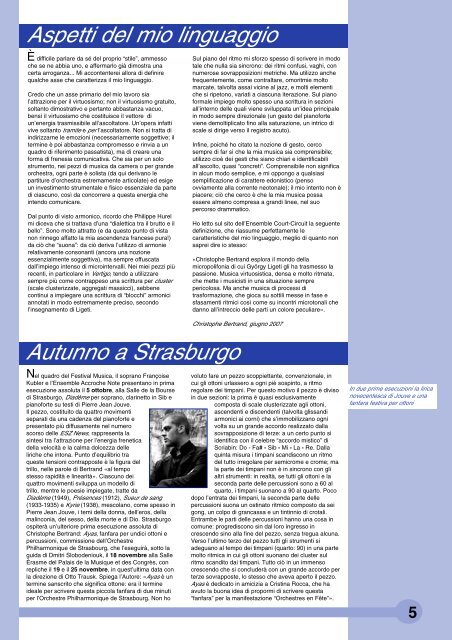 ESZ NEWS N. 53_ottobre 2010.pdf - Edizioni Suvini Zerboni